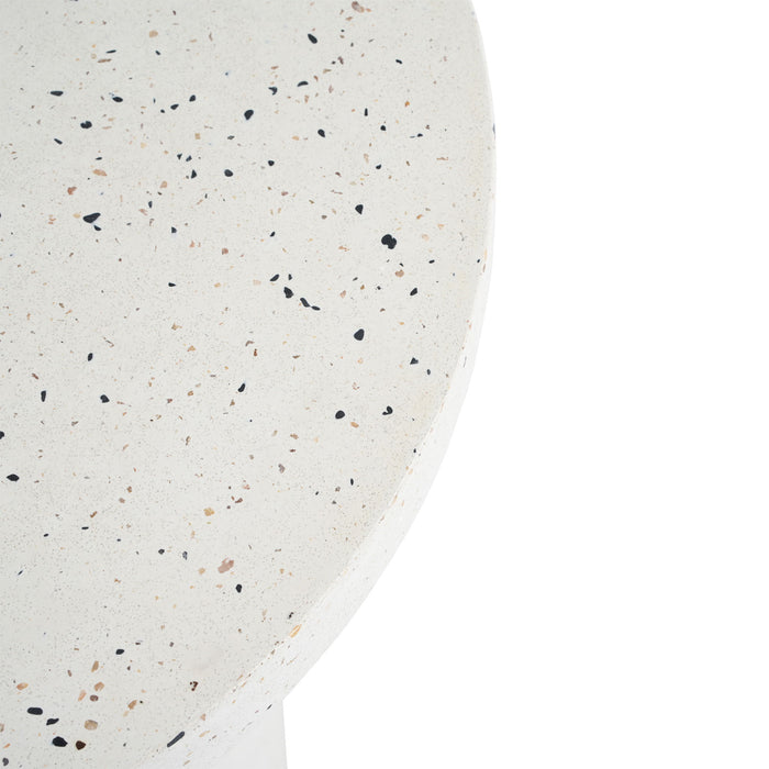 Terrazzo - Outdoor Side Table - White