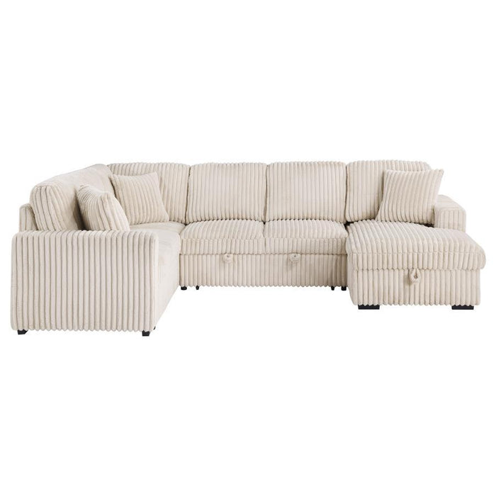 Devonshire - Sleeper Sectional Sofa Storage Chaise