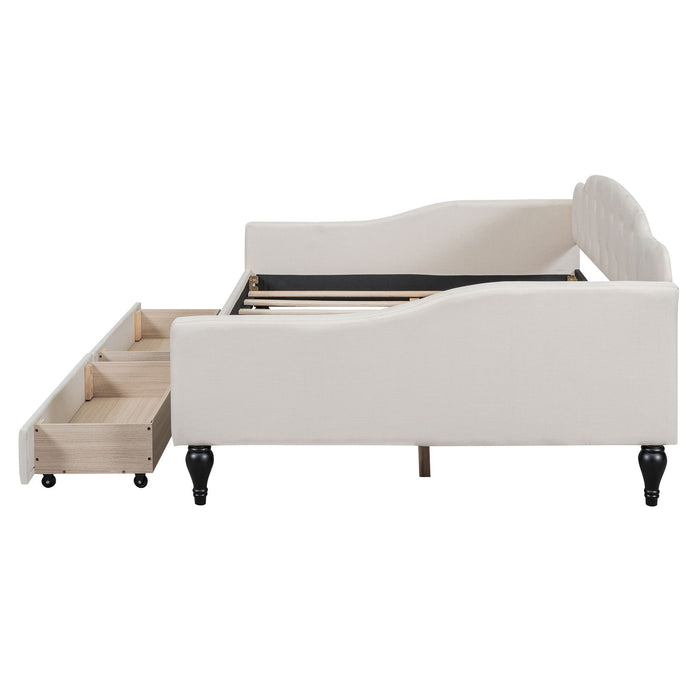 Upholstered Tufted Daybed