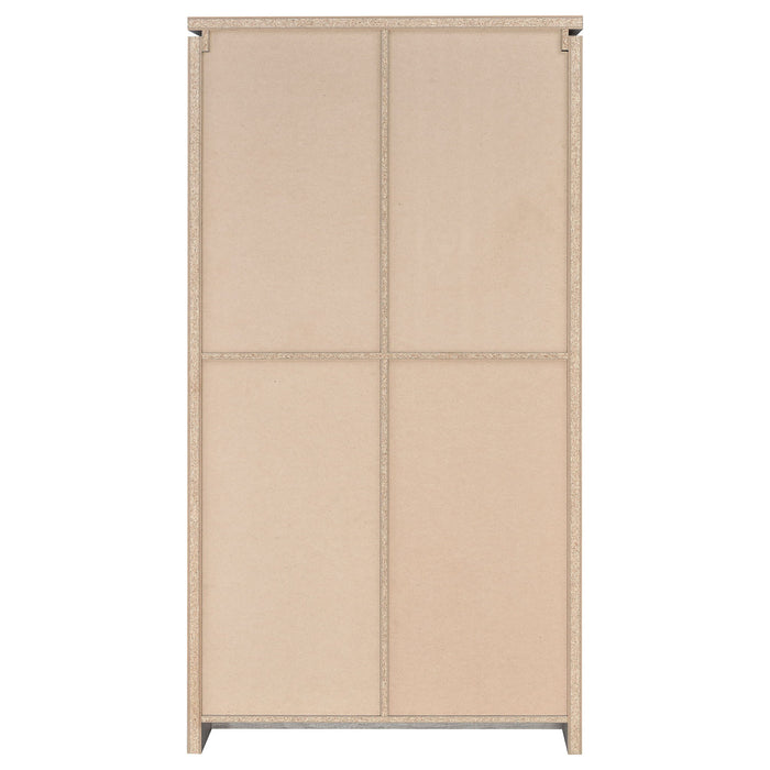 Alejo 2-door Engineered Wood Tall Cabinet Grey Driftwood