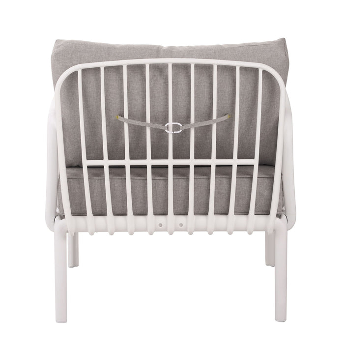 Outdoor Patio Club Chair, Waterproof Thick Cushion Deep Seating