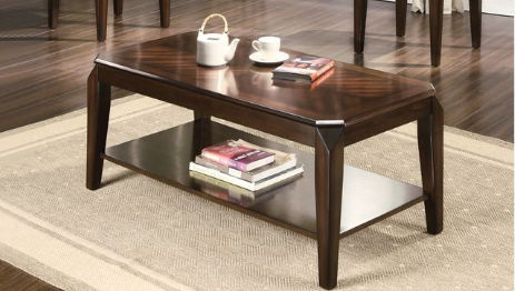 Docila - 3 Piece Pack Coffee With End Table (Set of 3) - Walnut