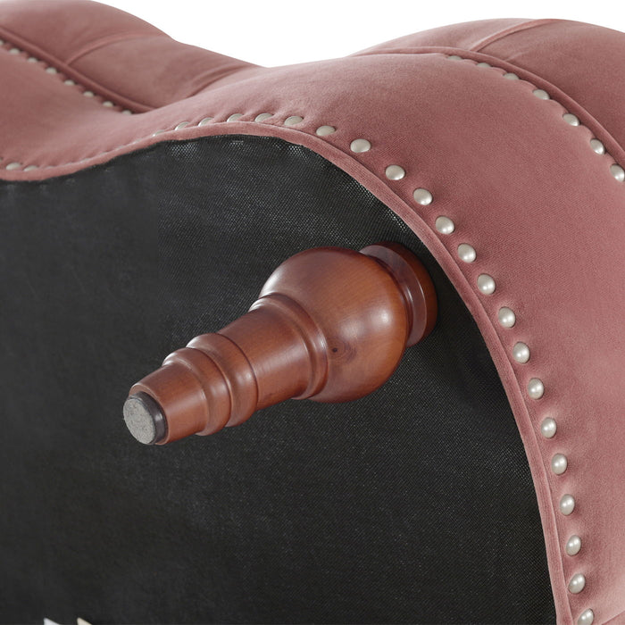 La Rosa - Victorian Tufted Upholstered Accent Chair