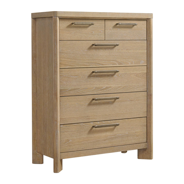 6 Drawer Chest - Tan