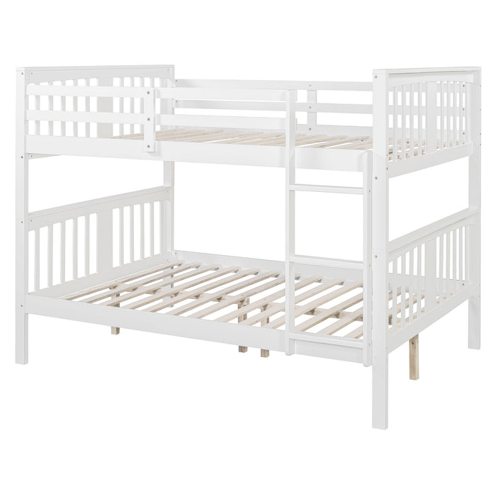 Bunk Bed With Ladder For Bedroom