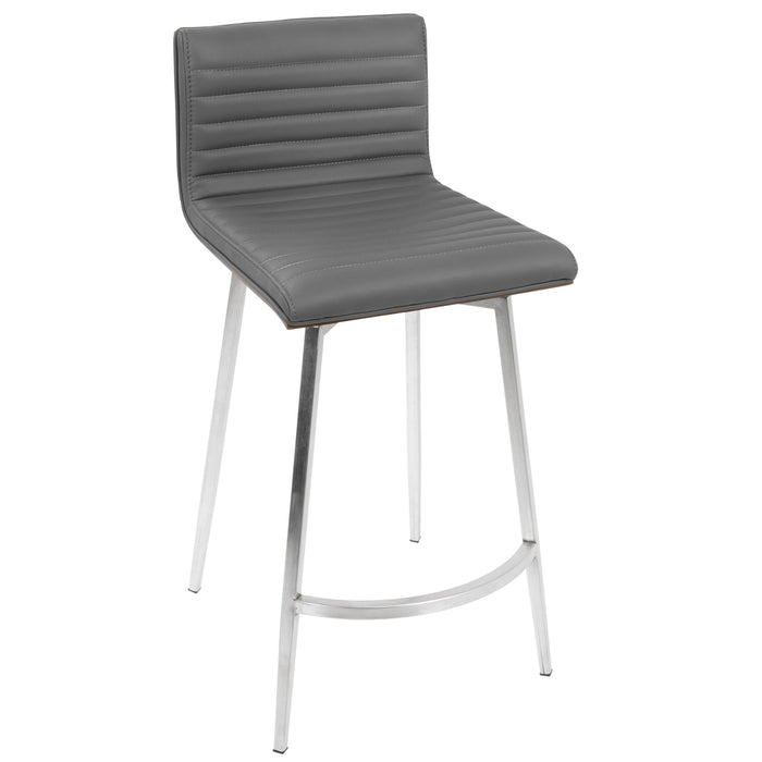 Mason - 3 Piece Swivel Mid Century Modern Counter Height Dining Set With Adjustable Table