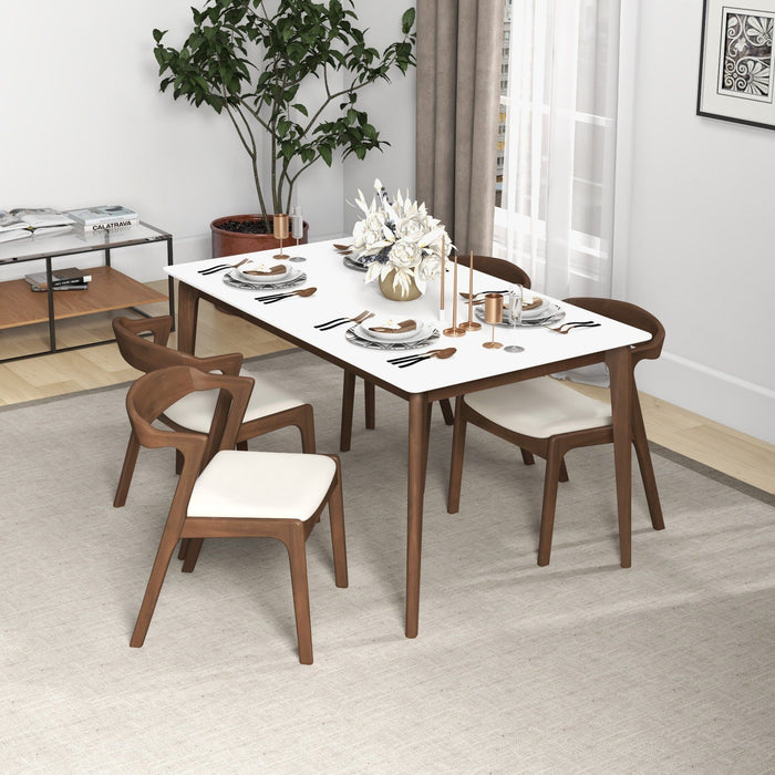 Dakota - Mid-Century Modern Velvet Dining Chair (Set of 2)