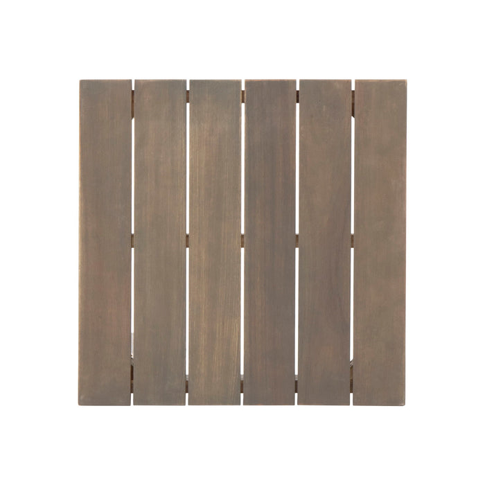 Halcyon - Outdoor Side Table With Slat Design