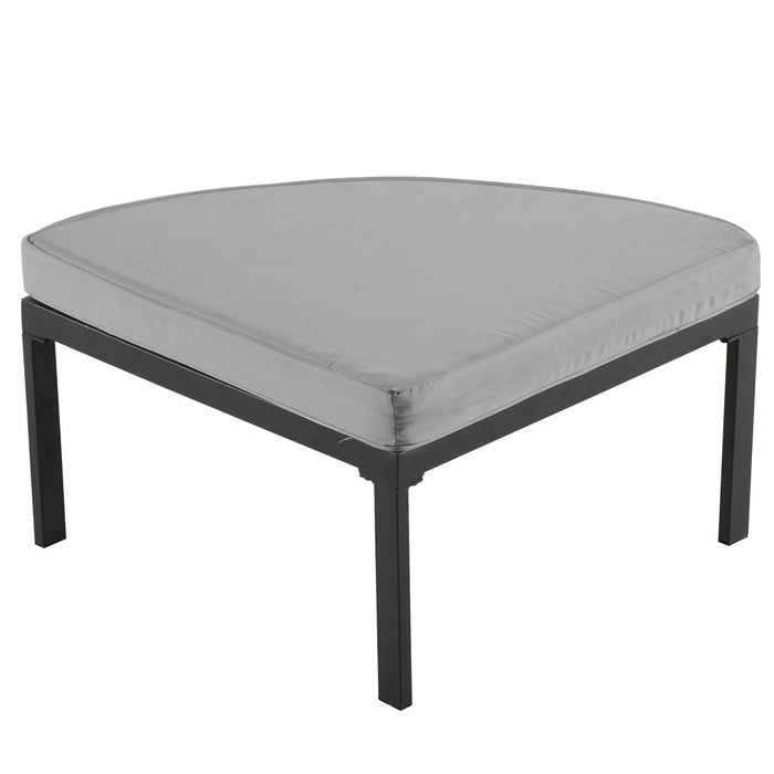 Outdoor Sectional Sofa Set Patio Seating Group With Cushions