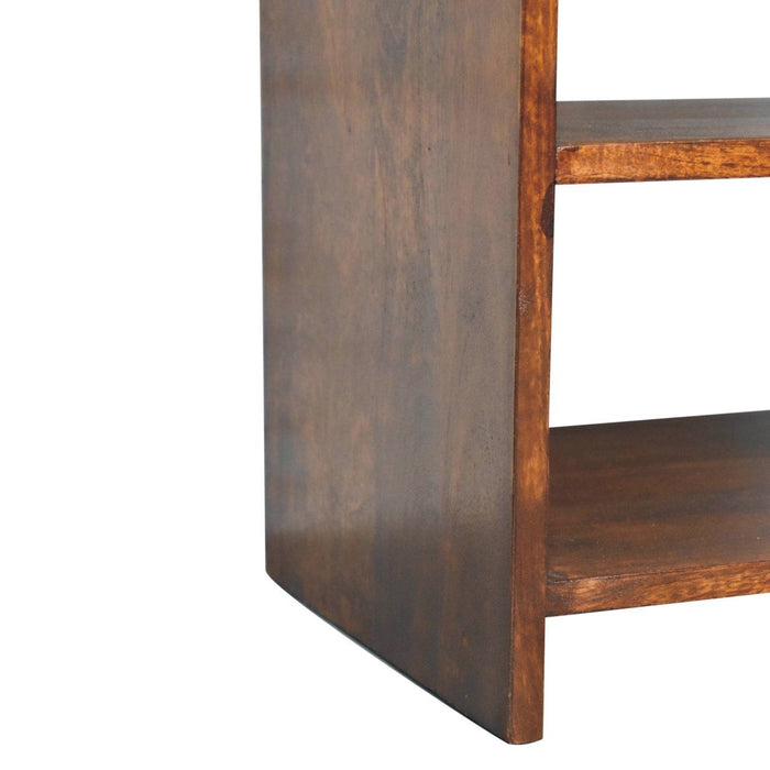 Aspen - Open Bedside Table - Dark Brown