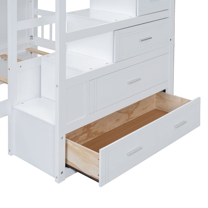 Bunk Bed With Wardrobe, Drawers