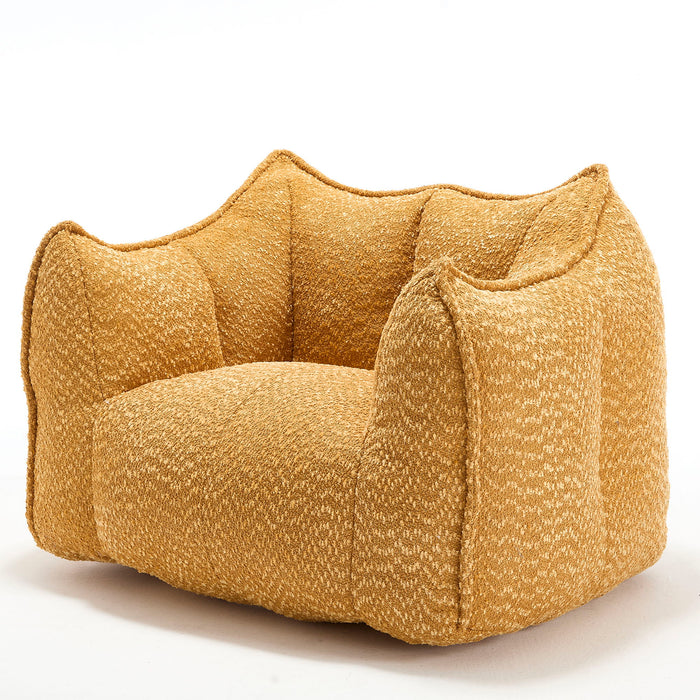 Comfortable Chenille Sofa Chairs With Highly Resilient Foam For Living Rooms And Bedrooms