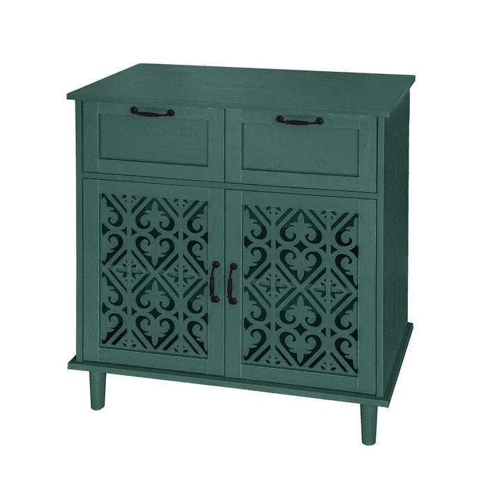 2 Door 2 Drawer Elegant Cabinet