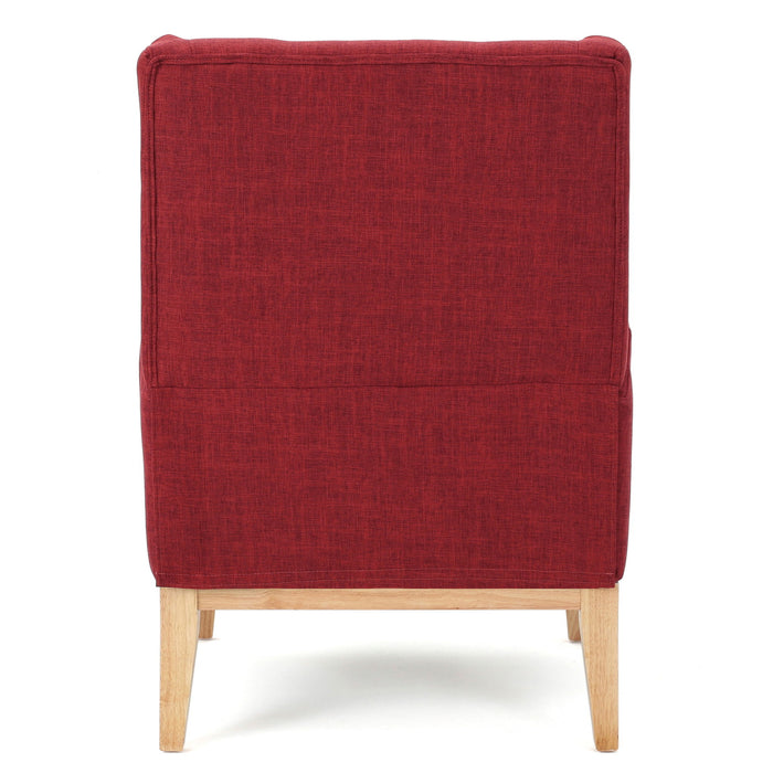 Modern Accent Chair With Padded Cushion Seat