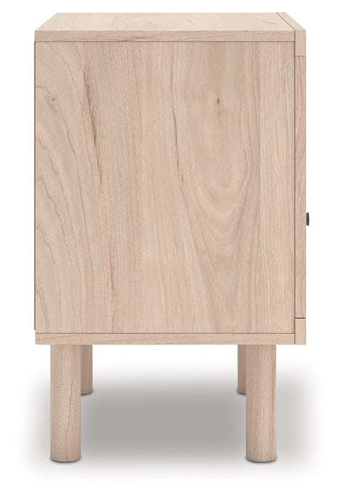 Arloster - One Drawer Night Stand - Tan