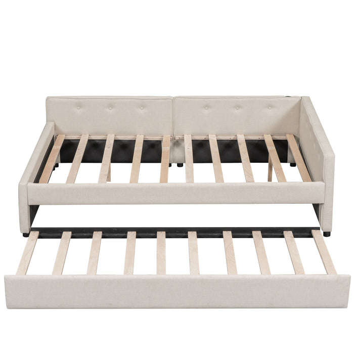 Platform Bed With USB Ports