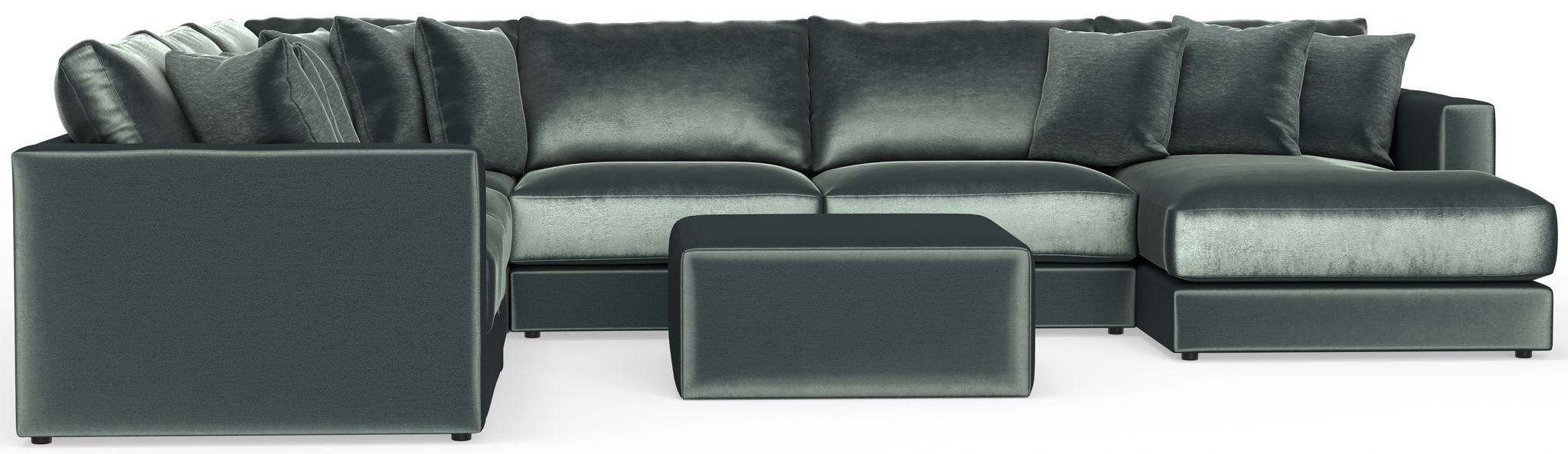Remington - Modular Sofa And Cocktail Ottoman