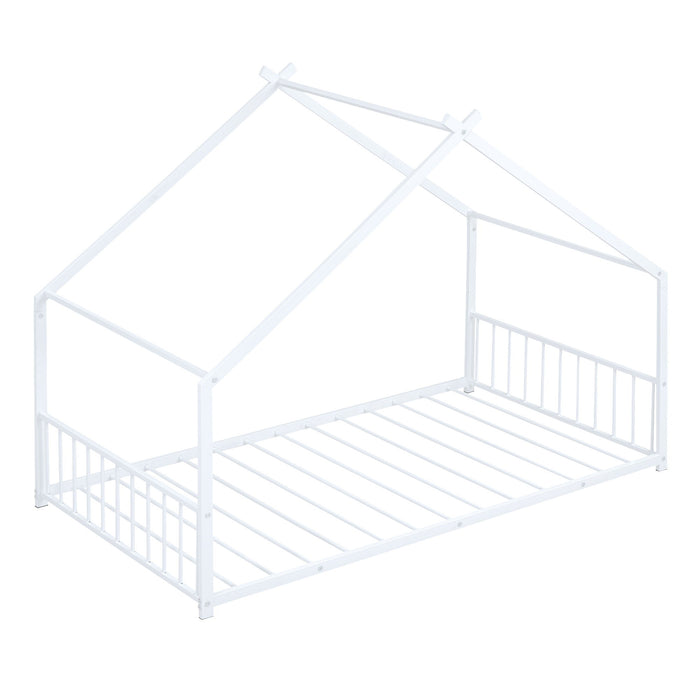 Metal House Bed