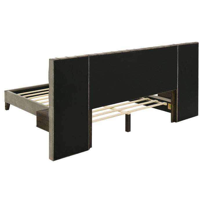 Kiah - Platform Bed With Floating Nightstands