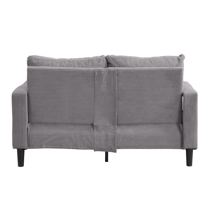 Modern Upholstered Loveseat Sofa, High Resilience