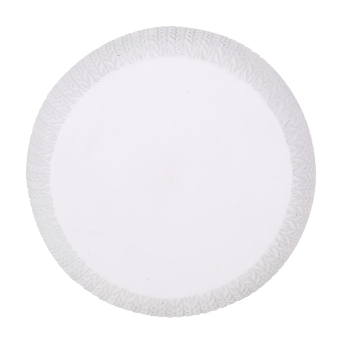 Outdoor Lightweight, Concrete Side Table - Antique White