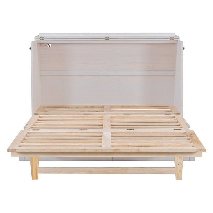 Murphy Bed With Large Drawers And Stylish Design