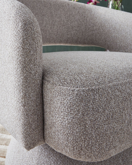Nashkins - Swivel Accent Chair - Pebble