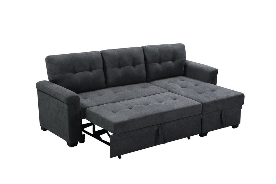 Lucca - Reversible Sectional Sleeper Sofa Chaise With Storage