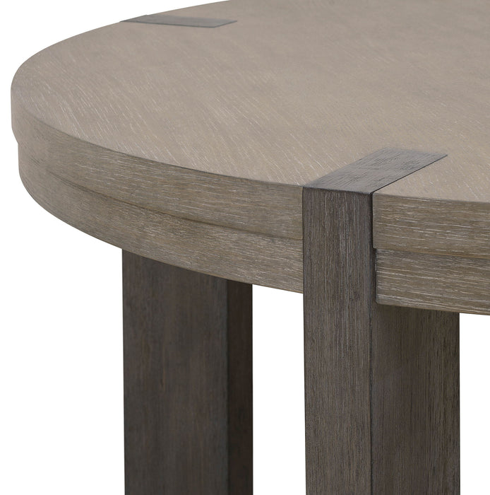 Anderson Park - Round Dining Table - Moose Trail / Frontier Brown