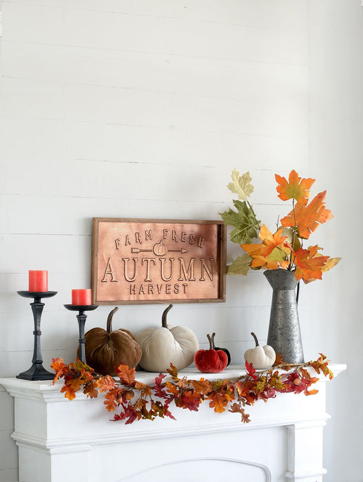 Paper Maple Leaf Spray, Botanicals Decor For Harvest Festival Fall Festival & Thanksgiving Table Decorations