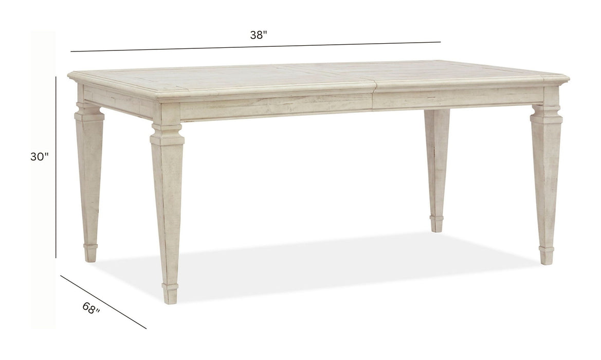 Newport - 6 Piece Extendable Rectangular Dining Table Set