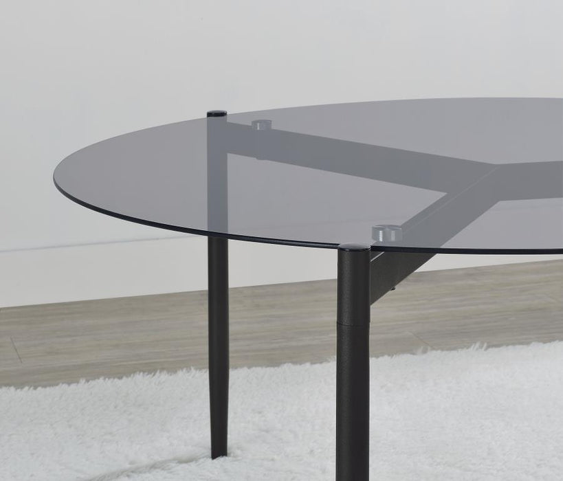 Rosalie - Round Smoked Glass Top Table