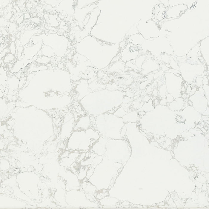 Zayn - Dining Table - White Natrual Marble Top & White