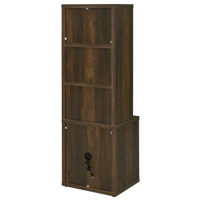 Westpark - 3-Shelf Bookcase USB And Lockable Drawer
