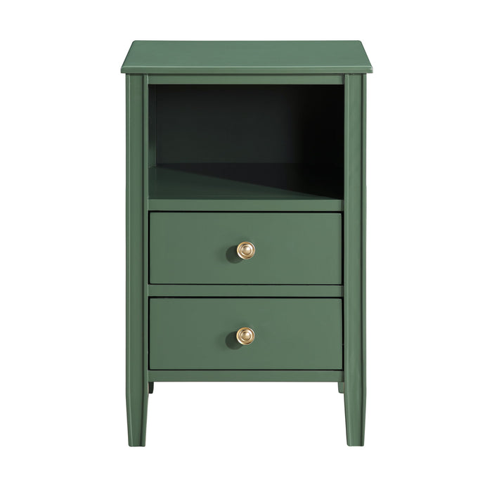 Winston - 2 Drawer Storage Nightstand