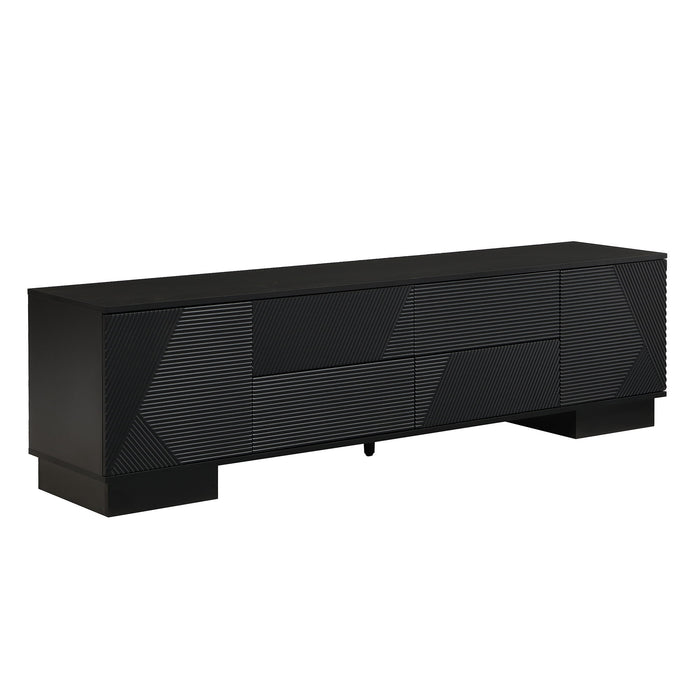 Modern TV Stand With Storage Cabinets, 4 Drawers