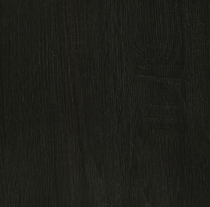 Dacre Round Engineered Wood Top Side End Table Dark Charcoal