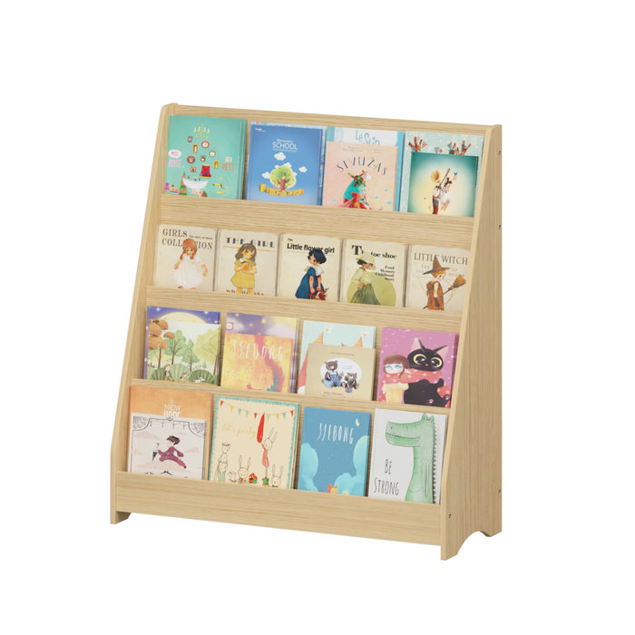 4 Tier Bookshelf, Toddler Book Display Shelves