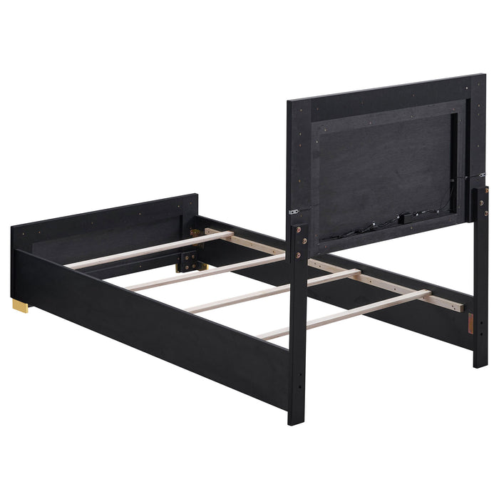 Jeremiah - LED Panel Bed With Touch Controlled Lighting