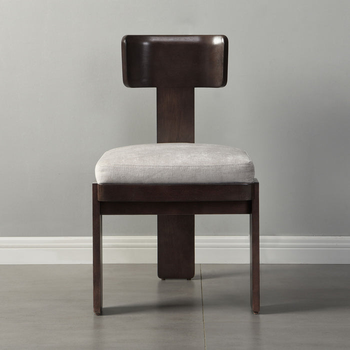 Upholstered Dining Fabric Side Chairs (Set of 2)