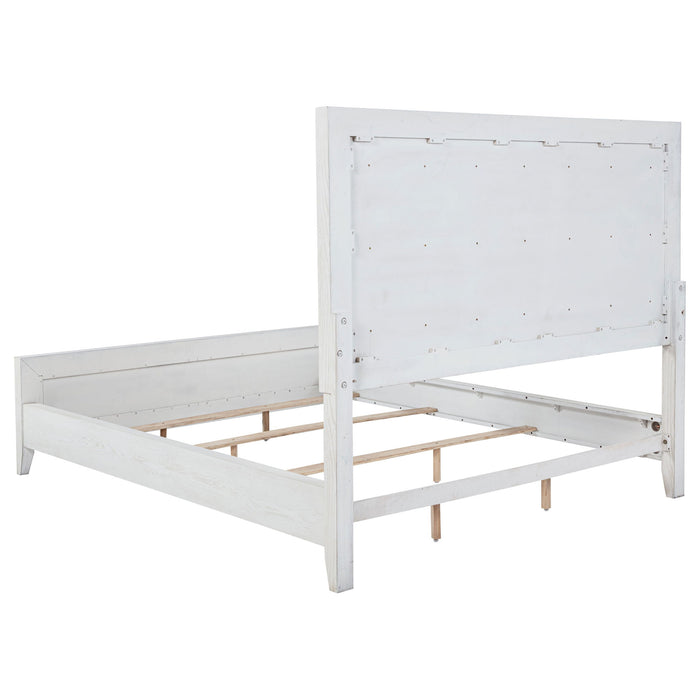 Marielle 5-piece Eastern King Bedroom Set Distressed White
