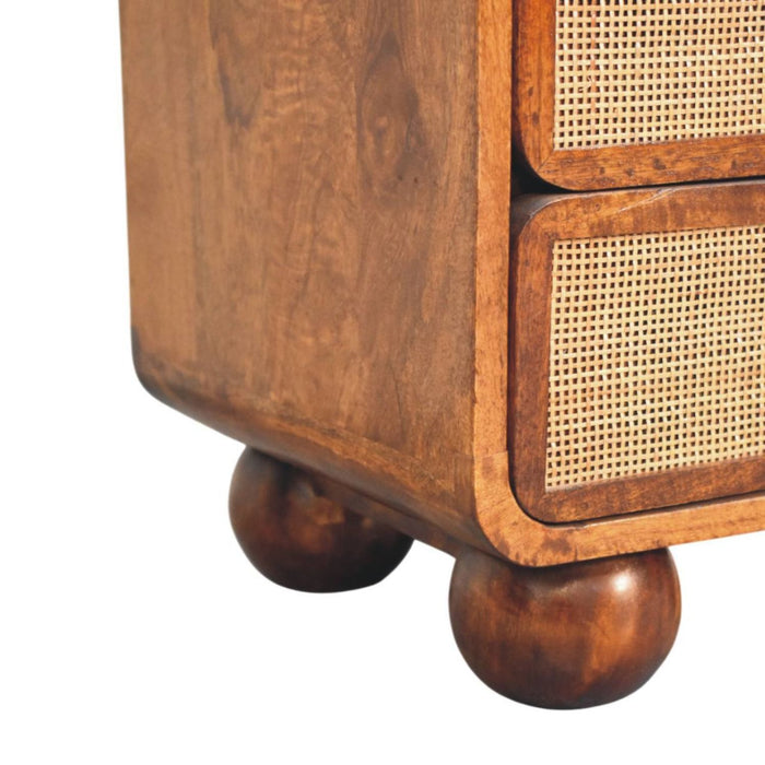 Larissa - 2 Drawer Nightstand - Brown