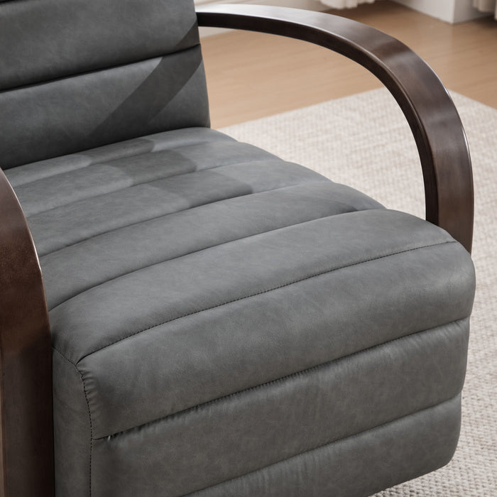 360° Swivel Accent Chair With Armrests, Comfy Lounge