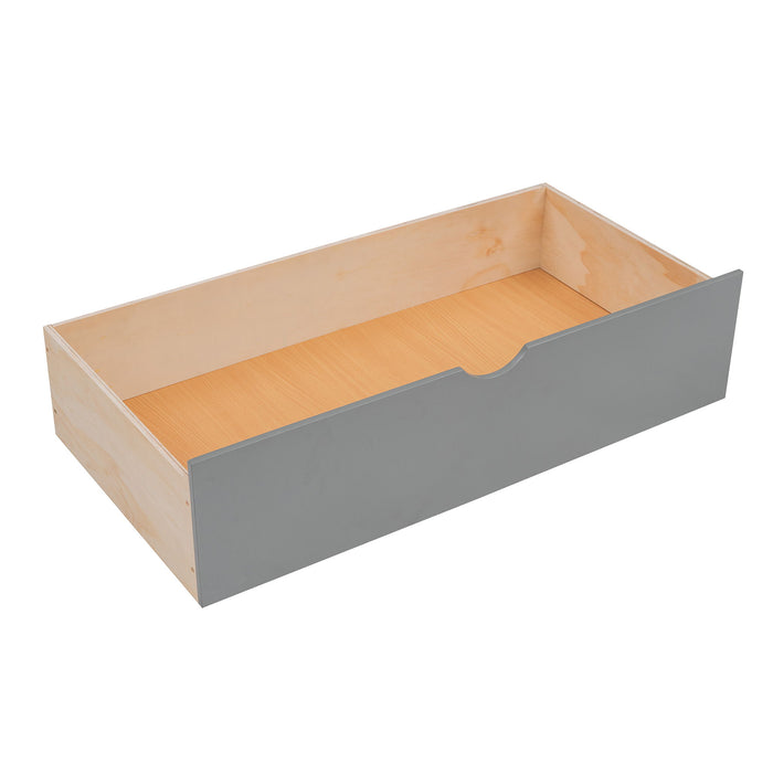 Bunk Bed With Shelfs, Storage Staircase And 2 Drawers