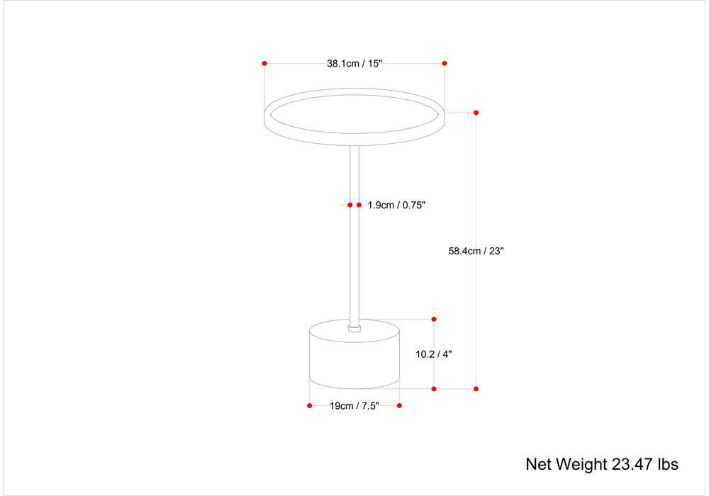 Becker - Side Table - Natural