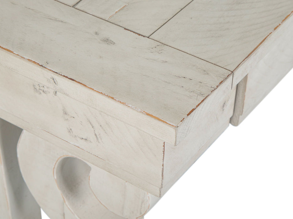 Bronwyn - Rectangular Sofa Table - Alabaster