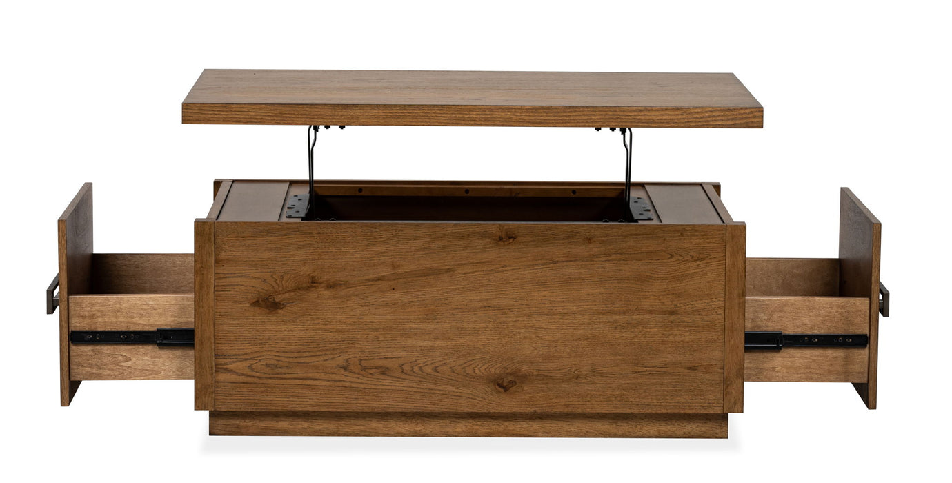 Marcel - Lift Top Storage Cocktail Table - Brown