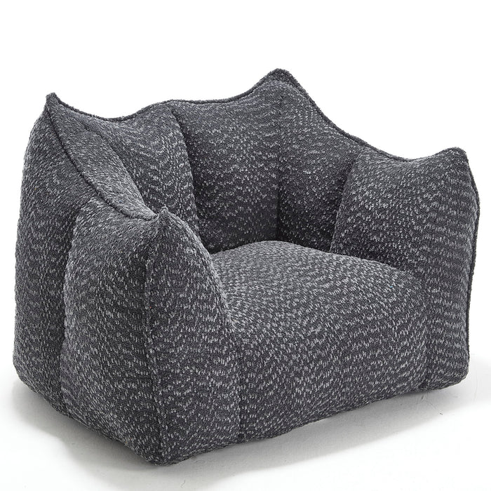 Comfortable Chenille Sofa Chairs With Highly Resilient Foam For Living Rooms And Bedrooms