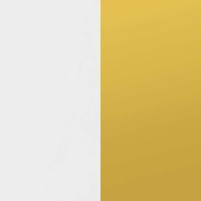 Elsa - 2 Door Wood Storage Accent Cabinet - White And Gold