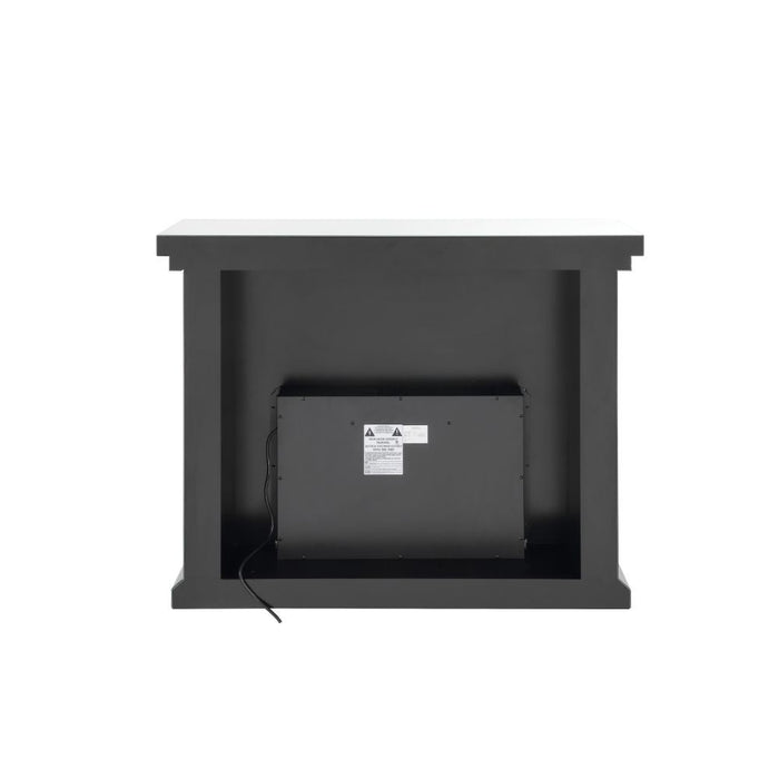 Nysa - 40" Fireplace - Mirrored & Faux Crystals